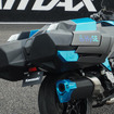 鈴鹿8耐でサプライズ走行をおこなったカワサキの「水素エンジンバイク」