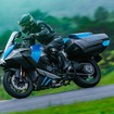鈴鹿8耐でサプライズ走行をおこなったカワサキの「水素エンジンバイク」