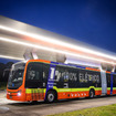 ボルボの新型EV連節バス『BZRT』