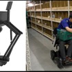 日本通運とWHILLが共同開発した倉庫作業専用モビリティの試作機