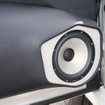 『イングラフ』にて製作されたオーディオカー（BMW X1）。