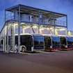 メルセデスベンツ（ダイムラートラック）のEVバスは屋根のパンタグラフで充電可能