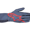 TECH-1 K RACE V2 PURE GLOVES 9152 ASPHALT RED CHARCOAL