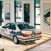 日本画家の加山又造氏によって制作され、1990年にお披露目されたアート車両。ベースはBMW535i