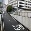 高速八重洲線北行、西銀座JCTから八重洲トンネルへ