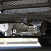 ジヤトコの超小型eアクスル（コンセプトモデル）を搭載した日産 マーチ試作車