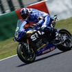 2024年鈴鹿8耐、8位チェッカーを受けた#0 Team SUZUKI CN CHALLENGE（エティエンヌ・マッソン）