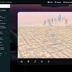 カスタムナビゲーションスタイルをロード中のMapbox仮想ヘッドユニット (Mapbox VHU)