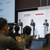 ホンダ、日産自動車、三菱自動車 共同会見
