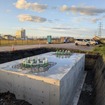 建設中の福島試験線