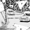 小柏カイのトヨタ・MR-Sとの対決シーン（頭文字D 第37巻より）(c)しげの秀一／講談社