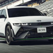 ヒョンデ『アイオニック5 N』の専用ハイパフォーマンスパーツパッケージ「DK Edition」装着車