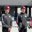 トヨタアルバルク東京 林邦彦 代表取締役社長（左）と林洋輔 アリーナプランニング部長（右）