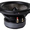S 6.100　Signature 165mmミッドバス希望小売価格：10万7800円（税込・ペア）●再生周波数帯域：50Hz～5kHz ●定格入力：125W ●入力インピーダンス：2Ω ●出力音圧レベル：93.2dB ●取付口径サイズ：141.9mm ●取付奥行サイズ：80.2mm ●グリルなし