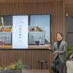 伊都岐珈琲監修によるカフェを併設。