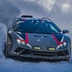 ランボルギーニの雪上ドライビングアカデミー「アカデミア・ネーヴェ」の10周年記念イベント