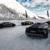 ランボルギーニの雪上ドライビングアカデミー「アカデミア・ネーヴェ」の10周年記念イベント