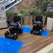 シャボー市川の貸出場所、地下1階「たべるば」前
