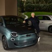 フィアット500e Giorgio Armani Collector's Editionとジョルジオ・アルマーニ氏
