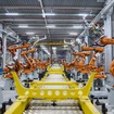 BMWノイエクラッセの生産ライン