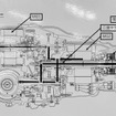 TH2B（ストロングハイブリッド用トランクアクスル）のトルクフローを示した図