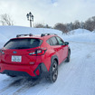 「S:HEV」（ストロングハイブリッド）を搭載するスバル クロストレックで青森の雪上を走った