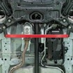 ホンダ『フリードe:HEV』用ボディ補強パーツ「サステック・アンダーブレース」