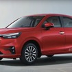 ホンダ ブリオ 次期型の予想CG