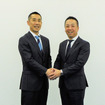 エコモーション代表取締役 中野亮太氏（左）、SGムービング代表取締役社長 角本 高章氏（右）
