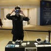 VRゴーグルを使って『AIR RACE X』を疑似体験できるコーナーも用意されていた
