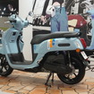 ヤマハがサプライズ公開した125ccスクーター『Fazzio（ファッジオ）』（大阪モーターサイクルショー2025）