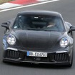 ポルシェ 911ターボS 改良新型のプロトタイプ