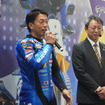 テストライダーをつとめる津田拓也選手