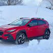 「S:HEV」（ストロングハイブリッド）を搭載するスバル クロストレックで青森の雪上を走った