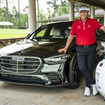 メルセデスベンツがベルンハルト・ランガー選手の最後のマスターズ出場を記念し、特別仕様の『Sクラス』を贈呈