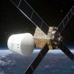 衛星本体から回収カプセルが分離した瞬間（イメージ）