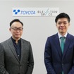 豊田自動織機 経営役員 技術統括：一条 恒 氏（左）、ElevationSpace 代表取締役CEO：小林 稜平（右）
