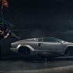 「ポロ・ストリコ」によって復元中のランボルギーニ・カウンタック