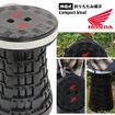 Hondaのウィングマークをモチーフにした折り畳みスツール