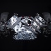 ジェネシス GMR-001ハイパーカーのV8ツインターボエンジン
