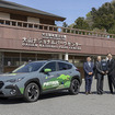 自然公園財団の鳥取支部大山事業地へパトロールカーとしてスバル・クロストレックを納車