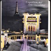 1925年7月4日の夜、パリのエッフェル塔に「シトロエン」の文字が光で投影
