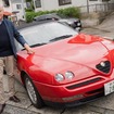 フミア氏とアルファロメオ・スパイダー