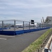 画面右奥のターン16からターン17を右折、画面左奥のターン18へ（5月11日）
