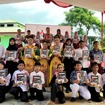 三菱自動車グループがインドネシア北ジャカルタ市の小学校に屋外学習センターを建設