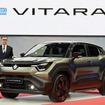 鈴木社長とスズキ e VITARA（欧州向け）