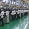 HMSI第四工場の二輪車生産ライン