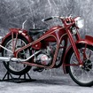 1949年 ドリームD型（本格的な二輪車の第一号モデル）