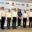 （左から）トヨタ中嶋氏、スバル藤貫氏、エネオス藤山氏、STMO桑山事務局長、マツダ梅下氏、日産モータースポーツ＆カスタマイズ木賀氏