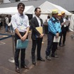 向かって左から東村山市の長谷川課長、東京都の小原課長、西武鉄道の菅原聡担当所長